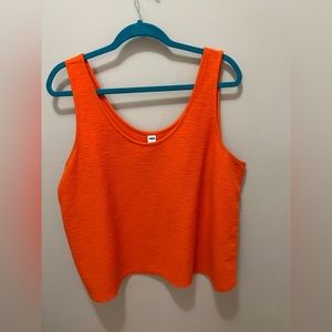 Orange tank—not crop